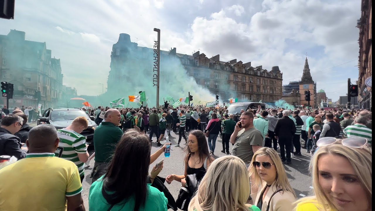 Celtic Win Celebrations | Glasgow