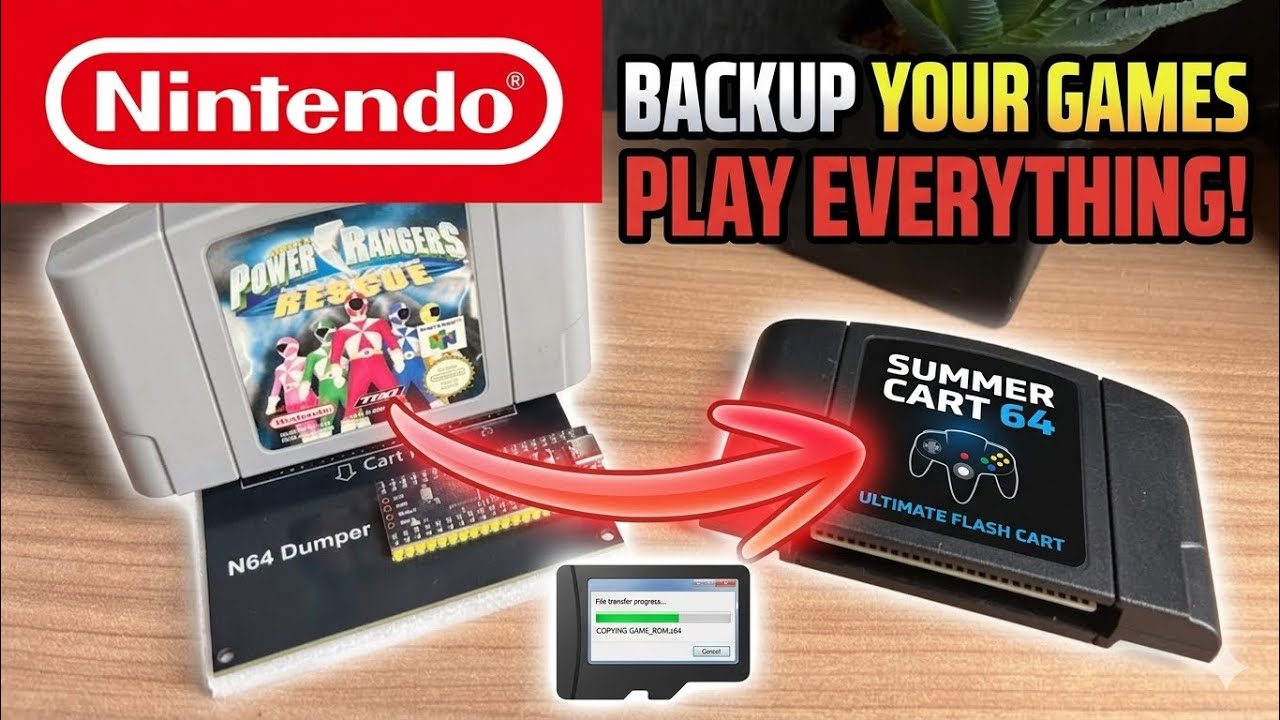 How to back up original N64 cartridges
