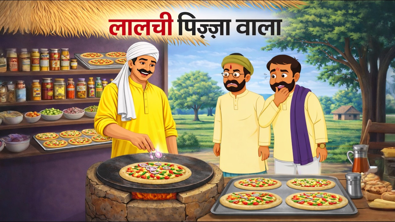 लालची पिज़्ज़ा वाला | LALCHI PIZZA WALA | | Hindi Kahani | Hindi Story | Moral Stories |