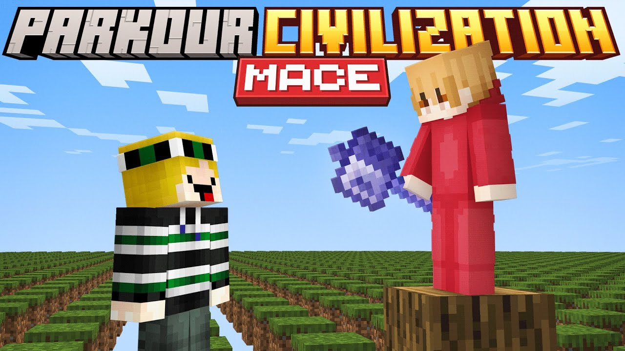 Parkour Civilization but i have a MACE...