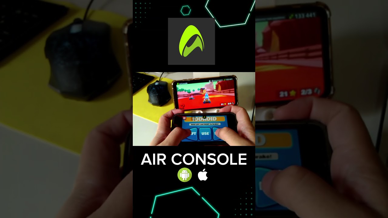 3 Formas Transformar Celular em Controle virtual (joystick) #shorts