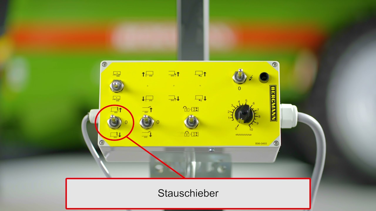 BERGMANN | Bedienung Dungstreuer und Universalstreuer &uuml;ber PILOTBOX