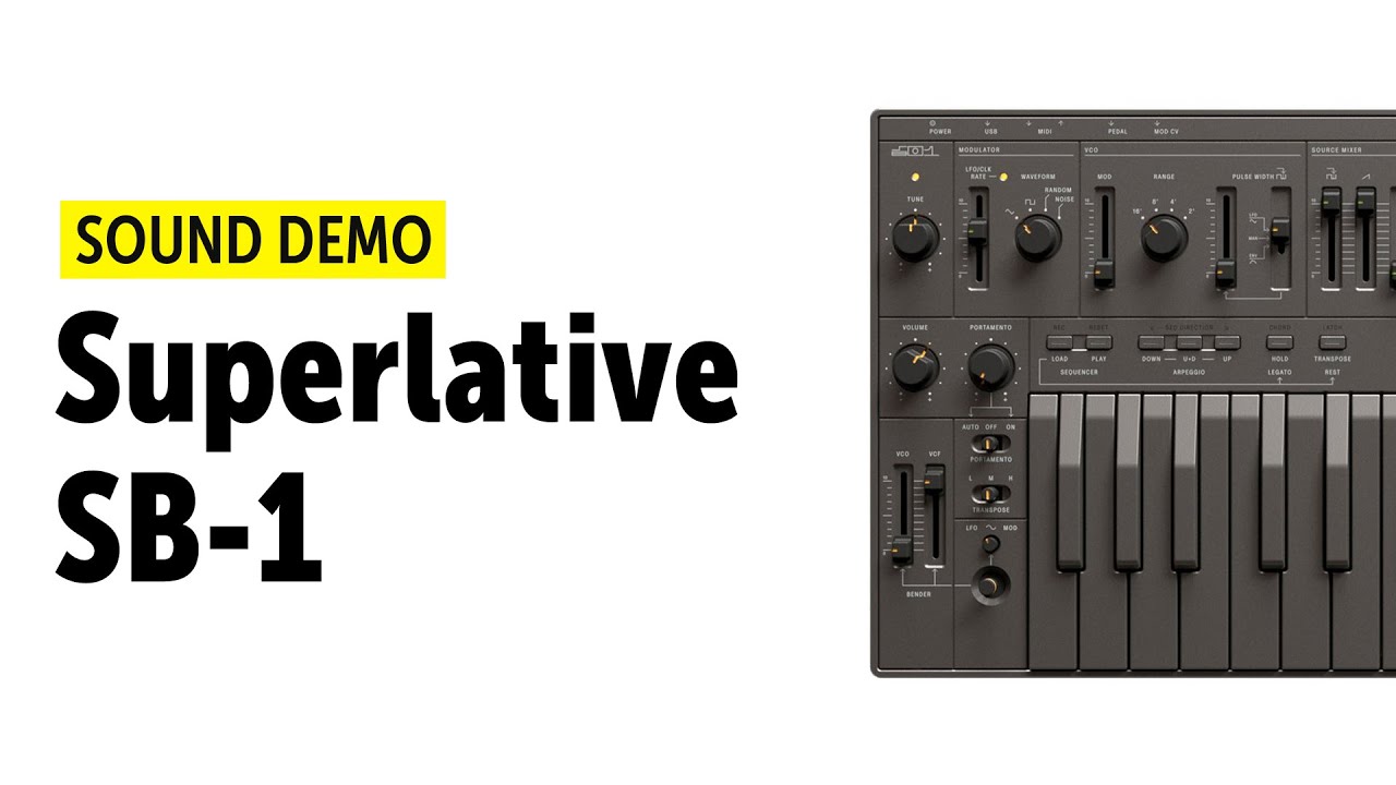 Superlative SB 1 Sound Demo (No Talking)
