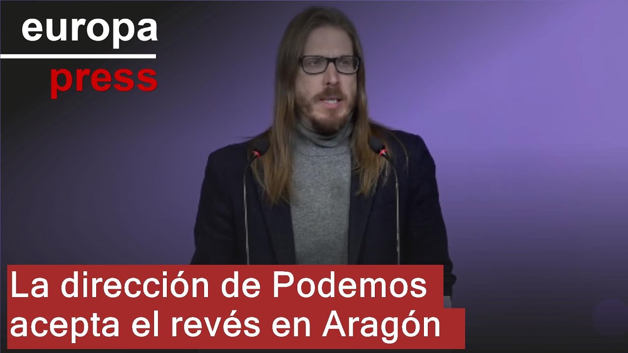 La cúpula de Podemos asume la responsabilidad del varapalo en Aragón