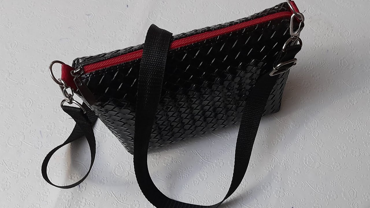 خياطة صاك بالسكاي حقيبة كتف ♥️Sewing a shoulder bag from Sky