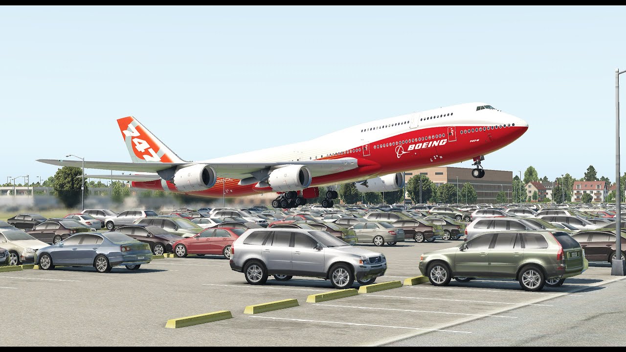 Самолет B747 взлетает слишком поздно [XP11]