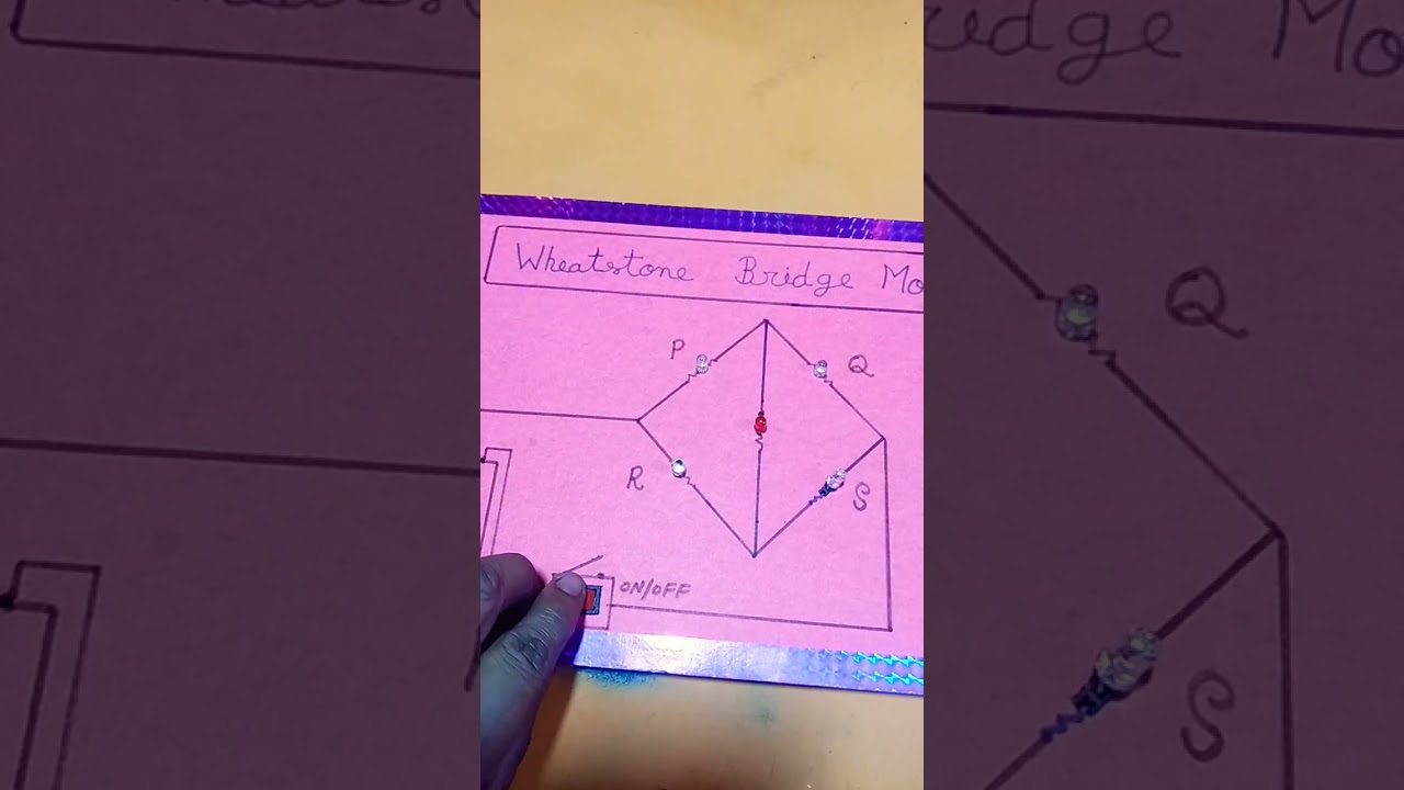 Wheatstone Bridge Model #durgaelectroniclab #viralshort #diy #scinceproject #project