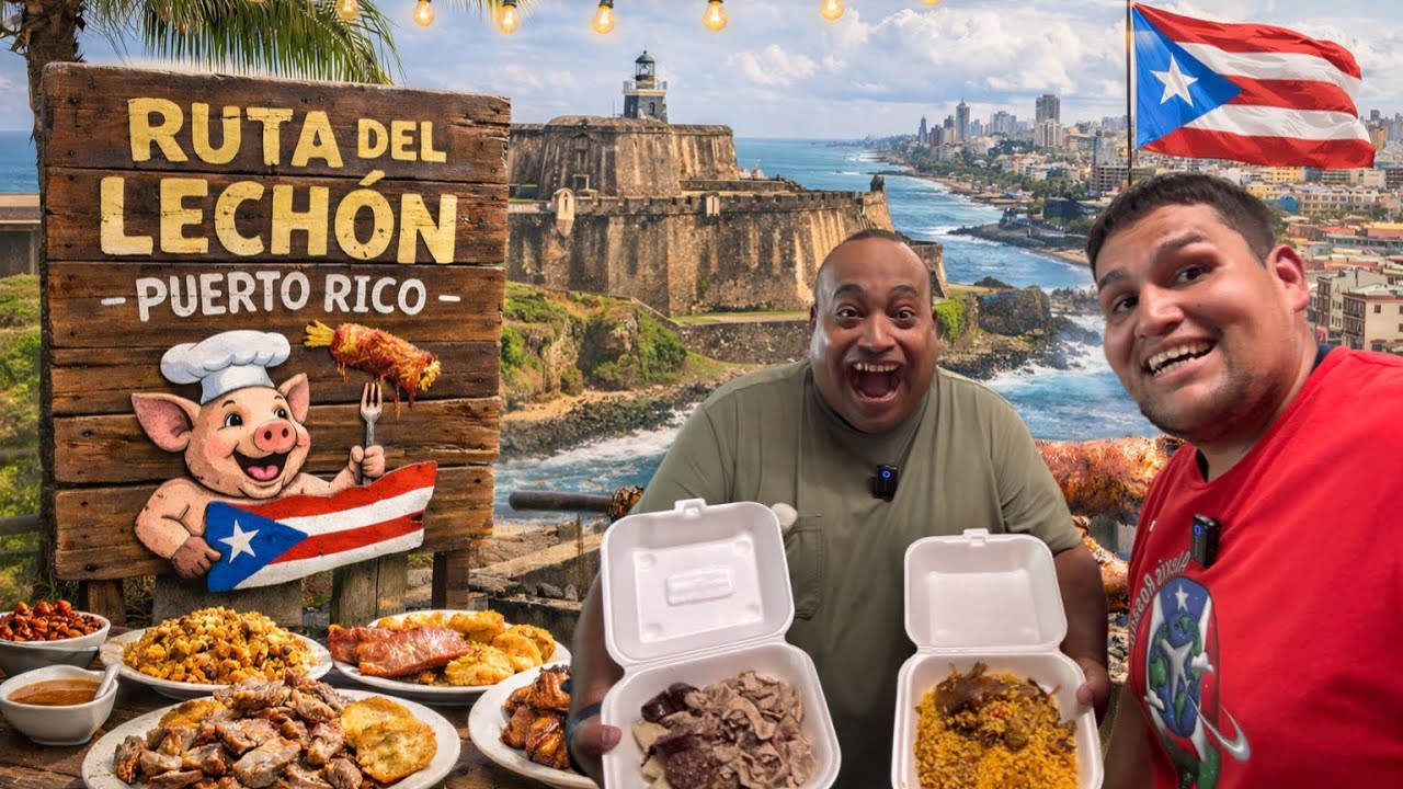 Así es la Ruta del Lechón Area METROPOLITANA de Puerto Rico 🇵🇷