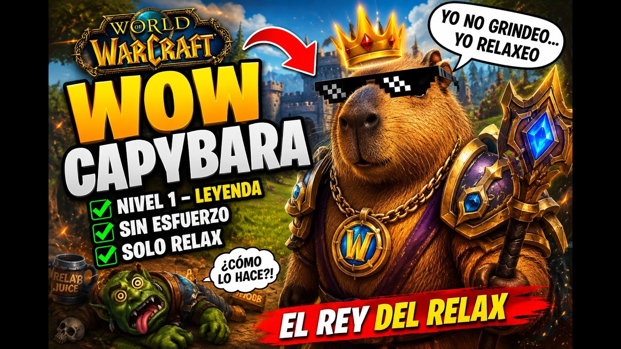 ⚔️ WOW CAPYBARA HC | WARRIOR LVL 40 CAPYCRAFT.IO