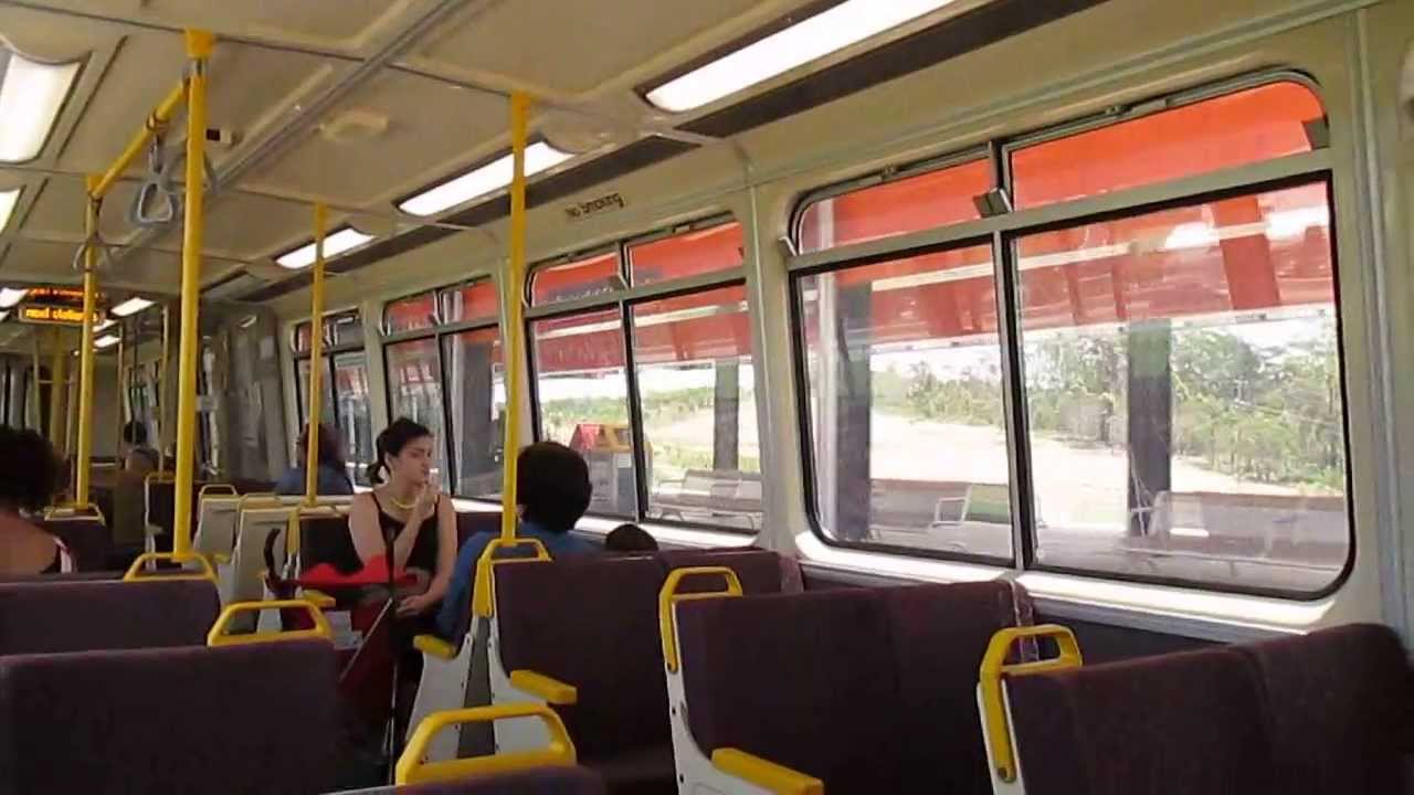 By train from Richland's to Springfield Central on the first day of train service. John Coyle video