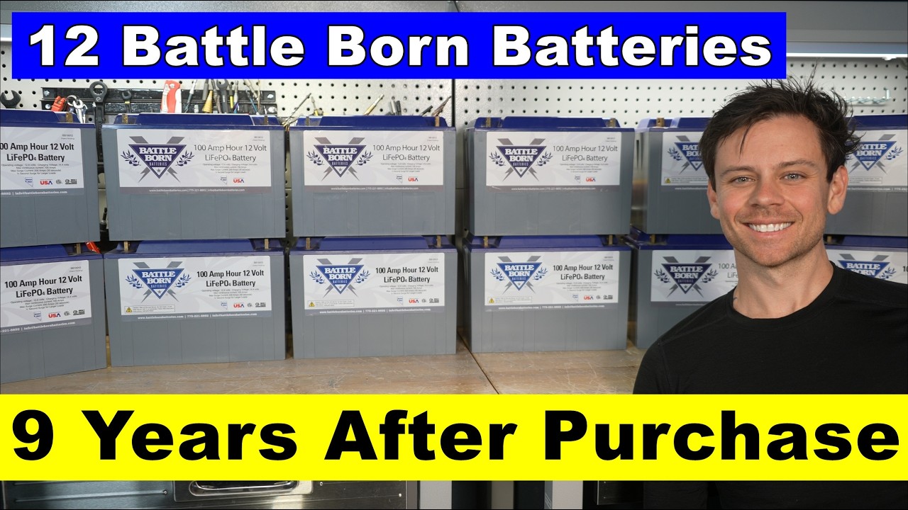 Battleborn Batteries 9 Year Test: You Won't Believe This..