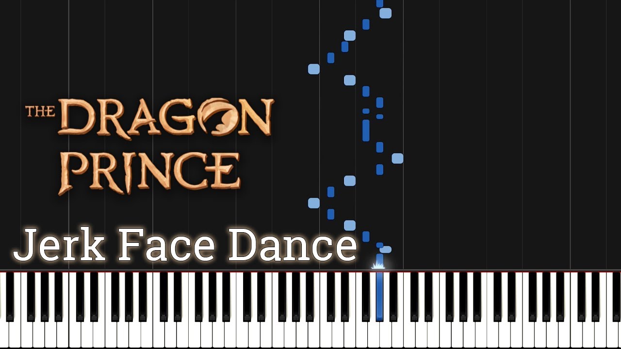 Jerk Face Dance - The Dragon Prince (Piano Tutorial) [Synthesia]