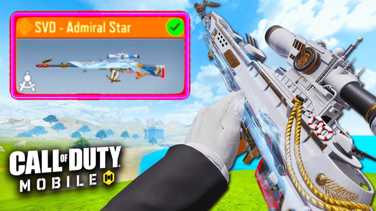 *NEW* LEGENDARY SVD - ADMIRAL STAR 😍 | COD MOBILE