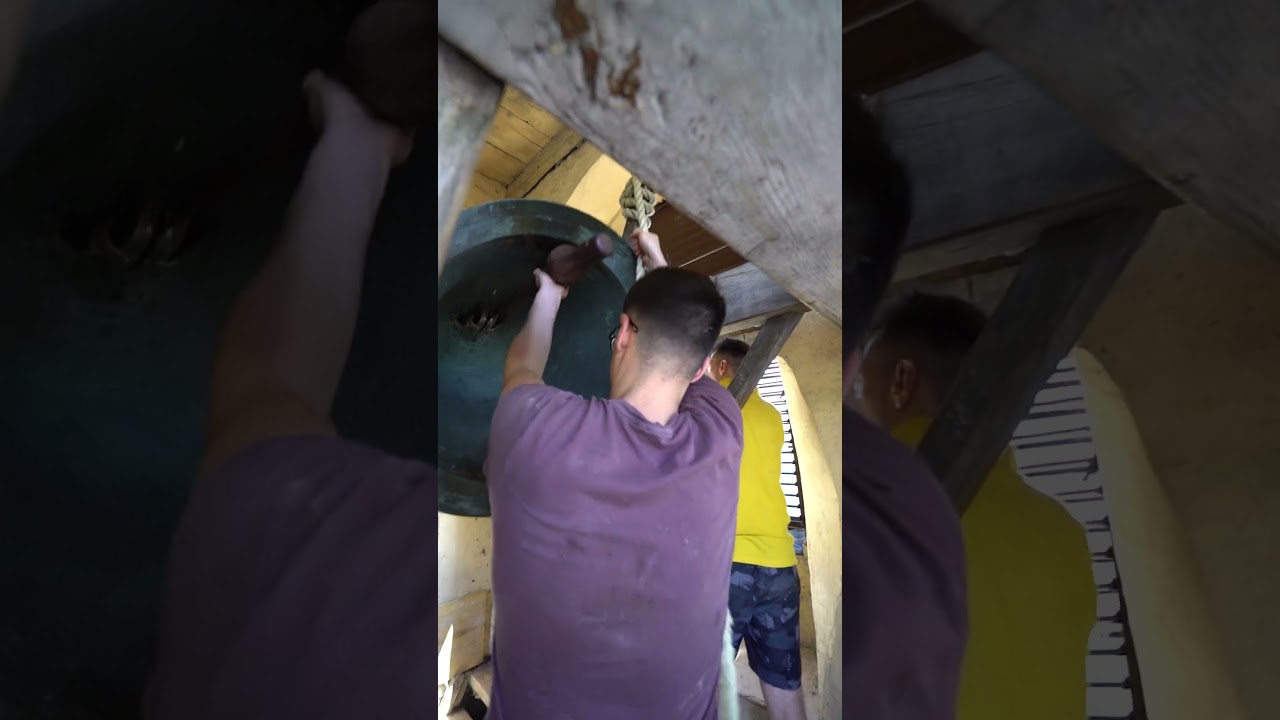 Bellringers at Missano         #campane #bells #glocken #church #music #italy #shorts #viralvideo