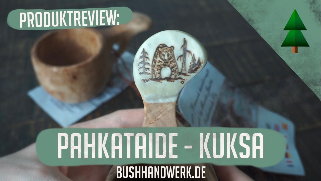 Pahkataide - Kuksa aus Maserbirke und Rentierhorn | Bushhandwerk - Dein Outdoor Store
