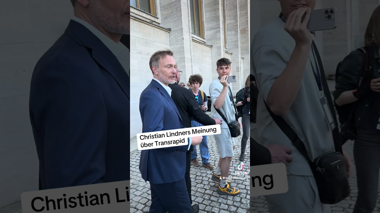 Christian Lindners Meinung &uuml;ber Transrapid
