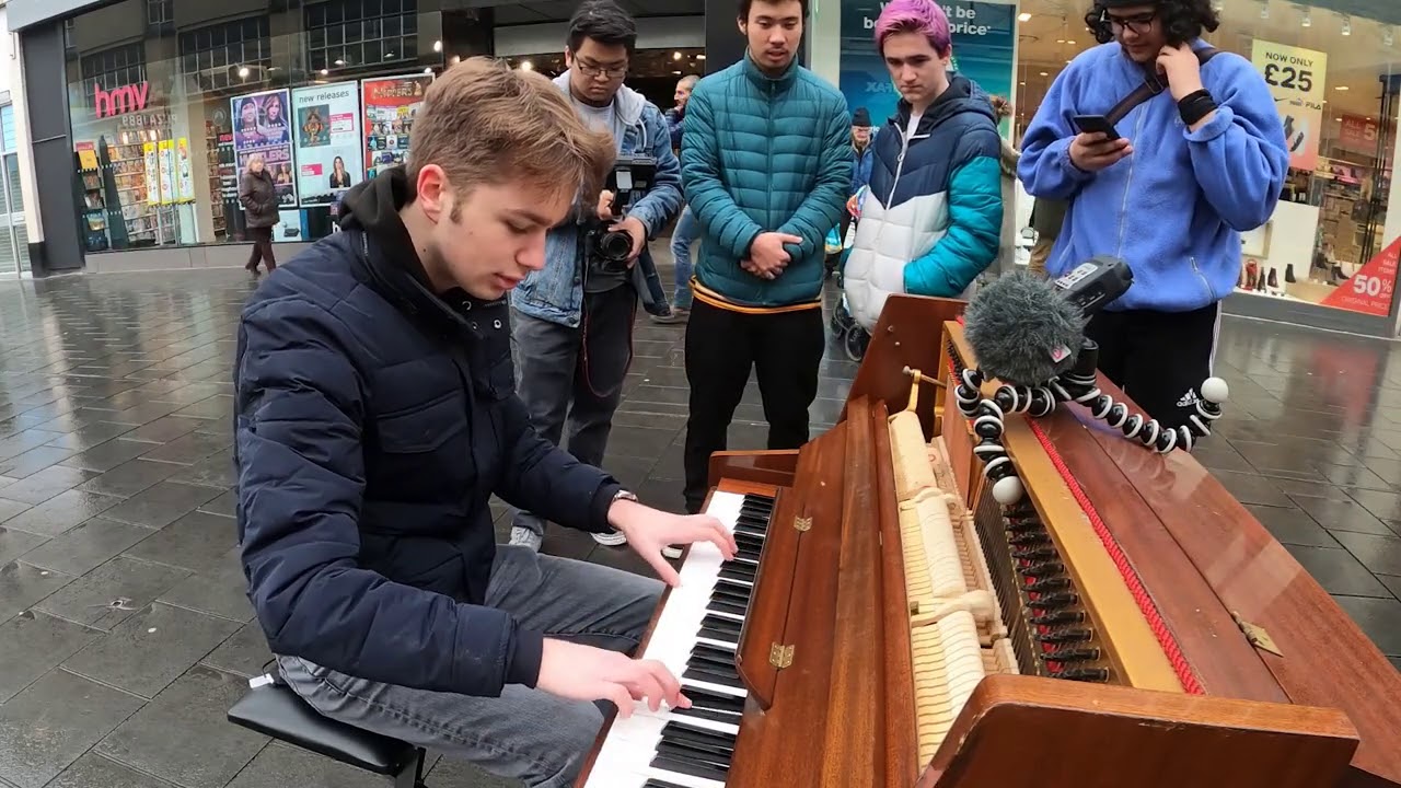 I played BLOODY STREAM (JoJo) on piano in public