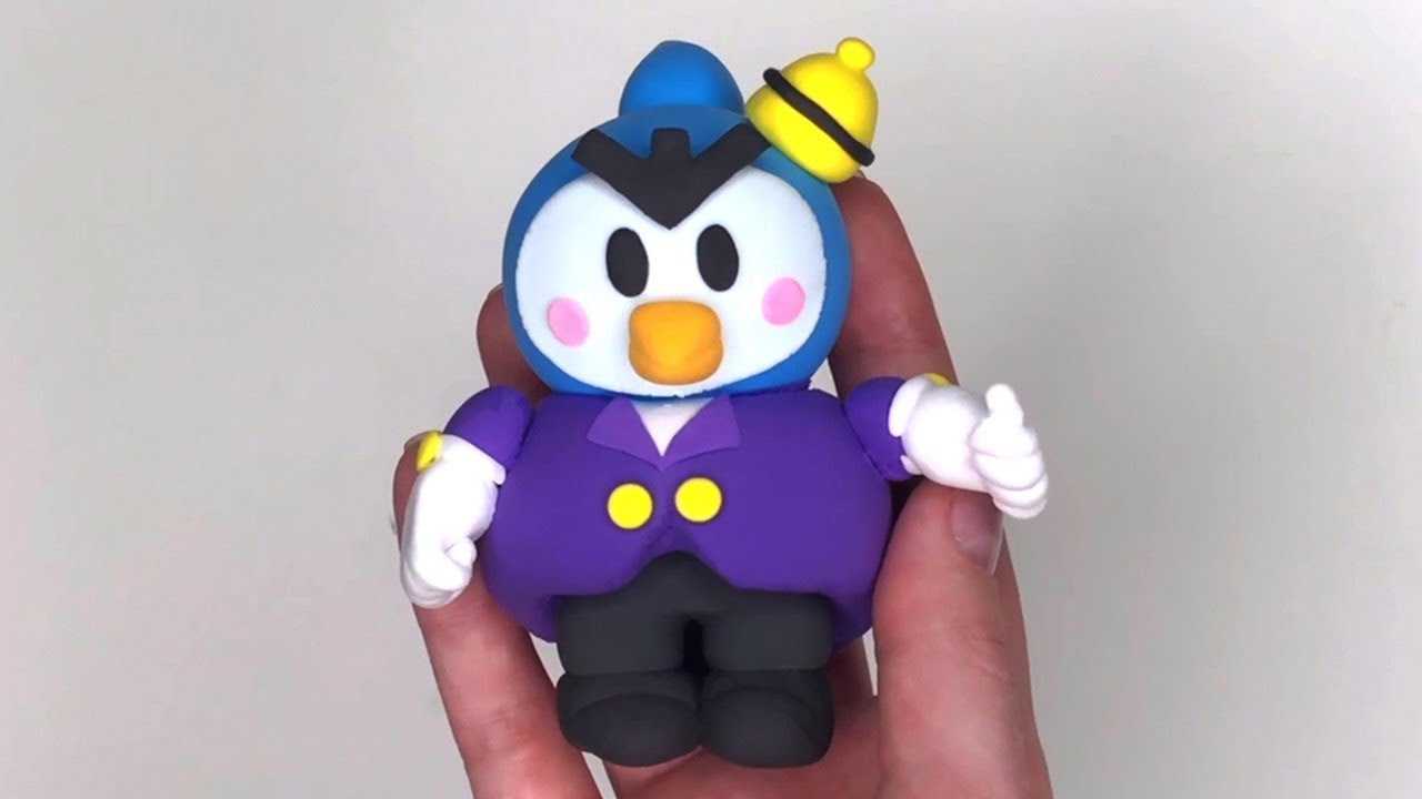 Brawl Stars Mr P -  clay art tutorial New Brawler MR. P