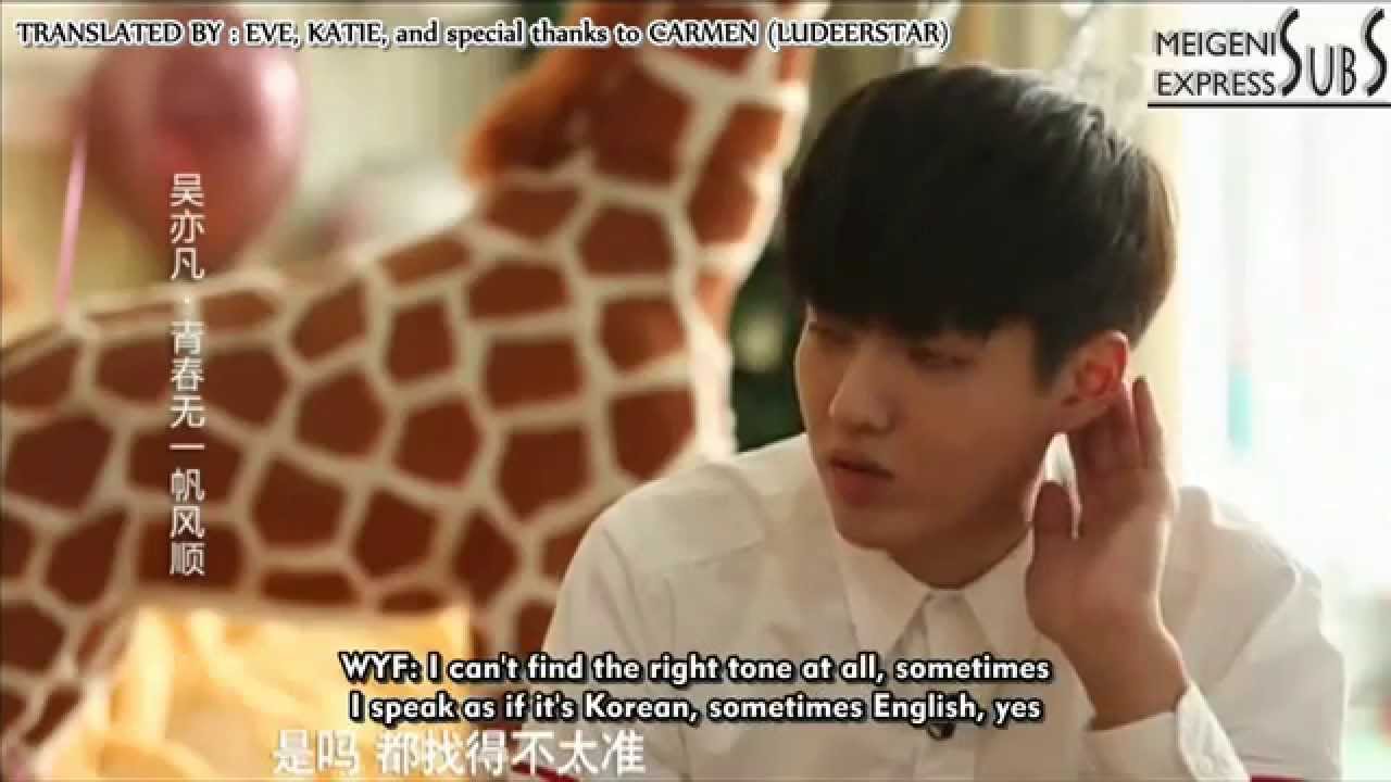 [ENG SUB] 150528 吴亦凡 Kris Wu Yifan - 鲁豫有约 A Date With Luyu