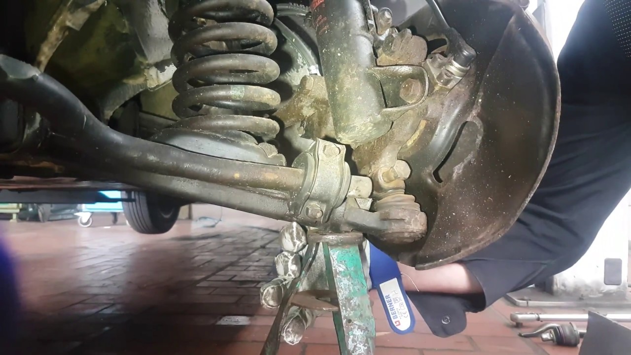 Mercedes W124 W201 Traggelenk erneuern ball joint replacement DIY