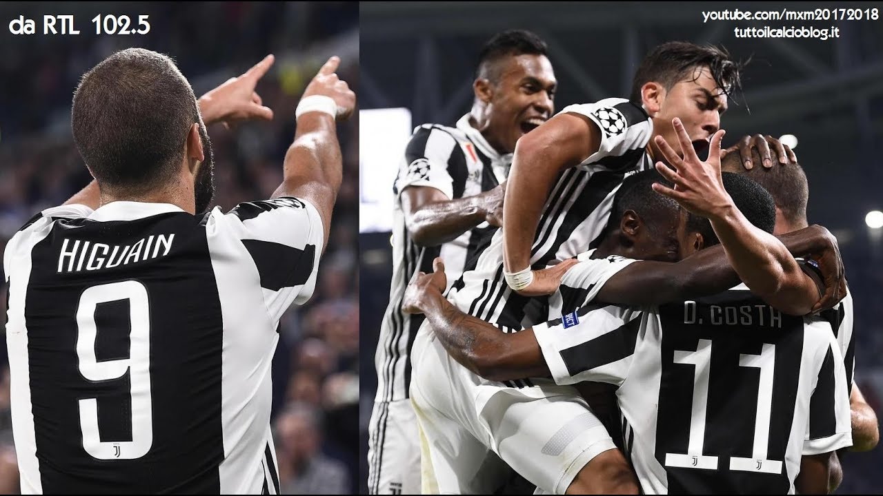 RTL 102.5 - Juventus-Olympiacos 2-0 - Radiocronaca di Paolo Pacchioni (27/9/2017)