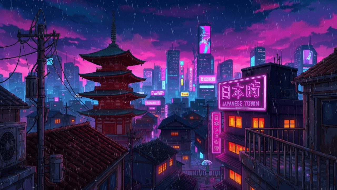 90s Rainy Chill Lofi ☕ Study Music Lofi Rain Chillhop Beats ☔ Lofi Rain Playlist