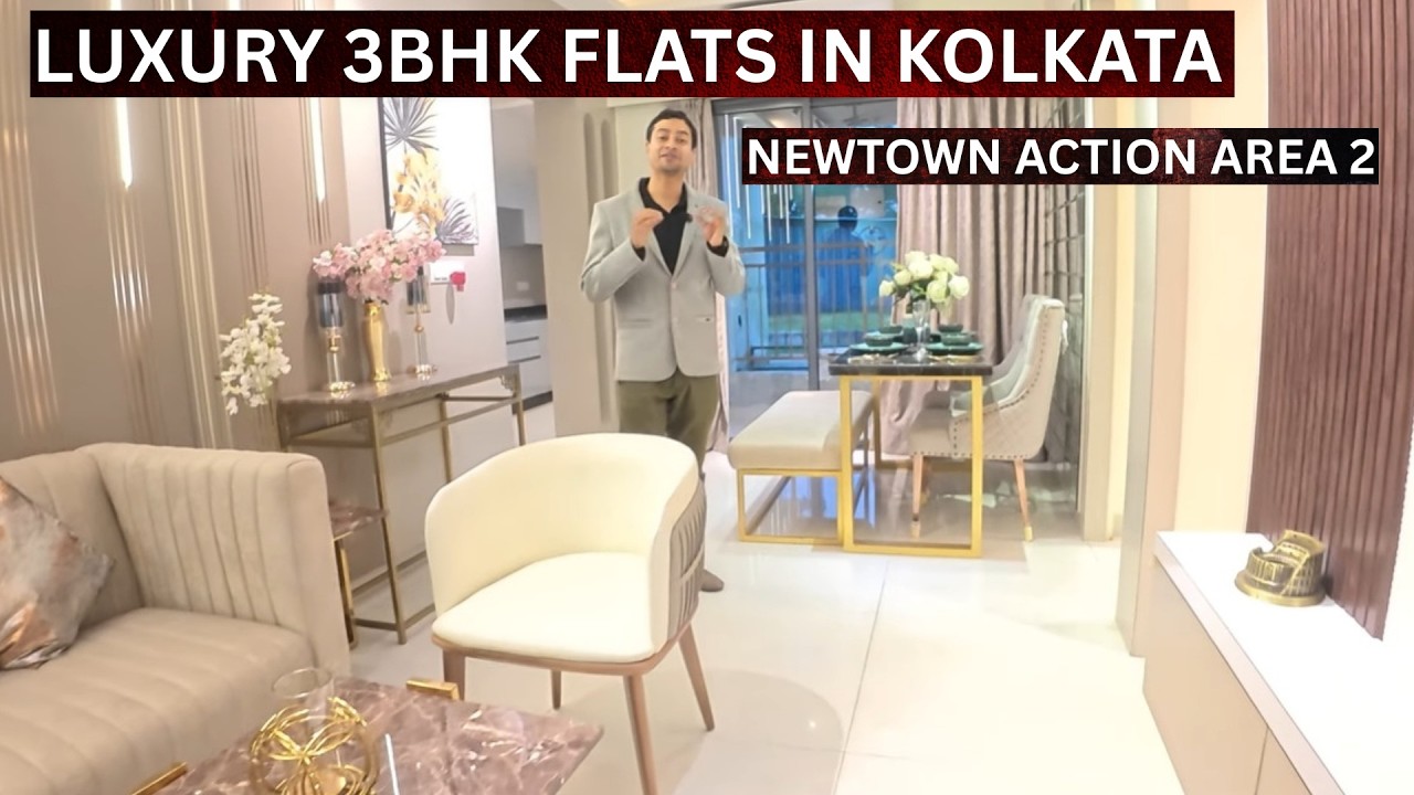 GORGIOUS 3BHK FLATS IN KOLKATA NEWTOWN ACTION AREA 2 | PROPERTY TOUR IN KOLKATA | KOLKATA REALESTATE