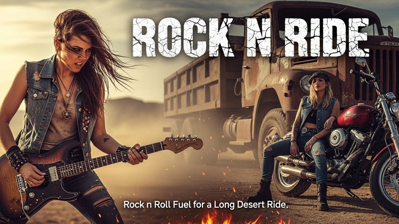Best Music Rock n Roll 🎸 Rock n Ride 🔥 Rock n Roll Fuel for Long Desert Ride