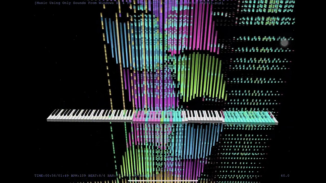 [Black Midi] music only using sounds from windows XP and 98