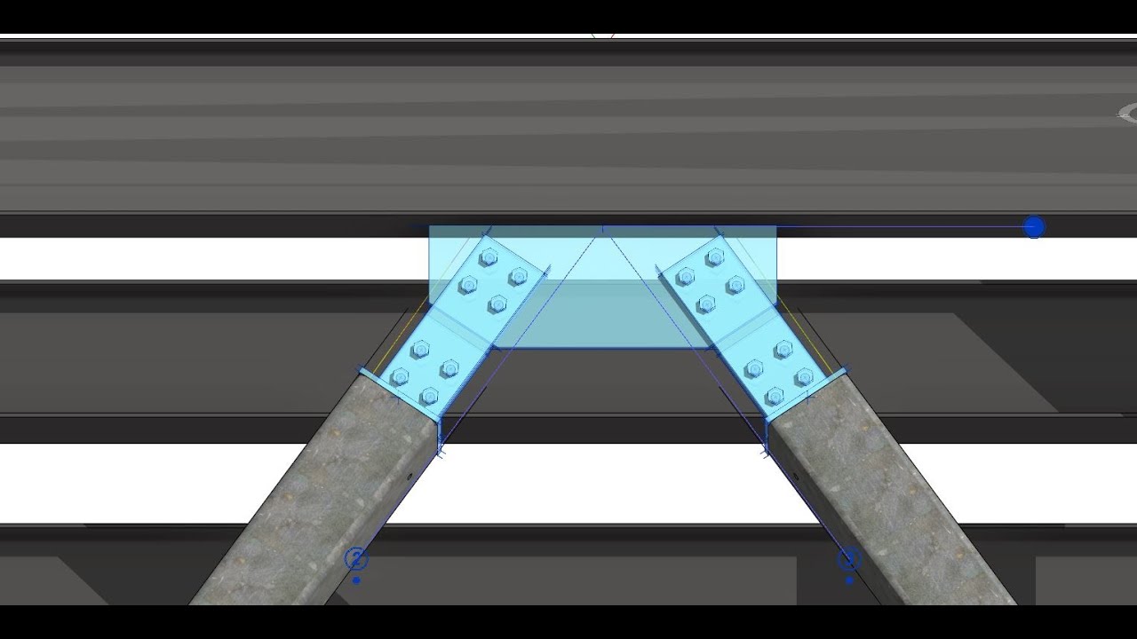 How to place Revit Structural connections & Bracing