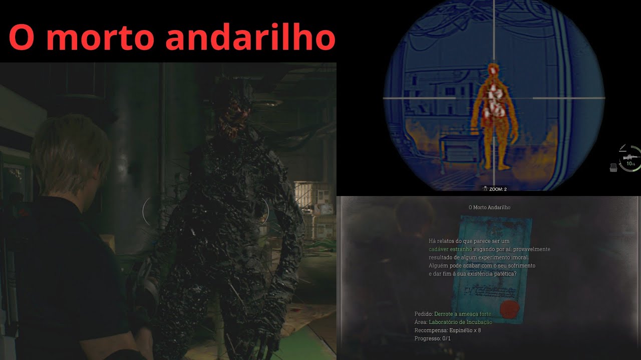 o morto andarilho resident evil 4 remake
