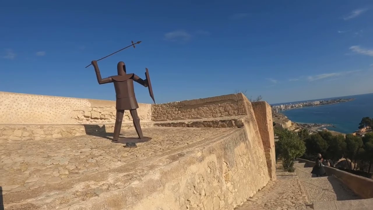 Alicante Spain Castell de Santé Barbara 12 januari 2024 kobus&toos