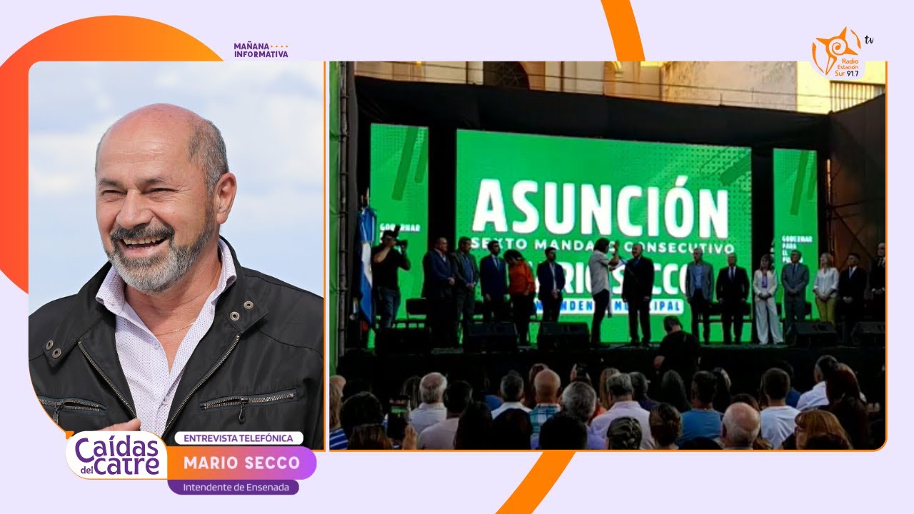 #CaidasDelCatre - Hablamos con Mario Secco tras asumir su sexto mandato consecutivo en Ensenada