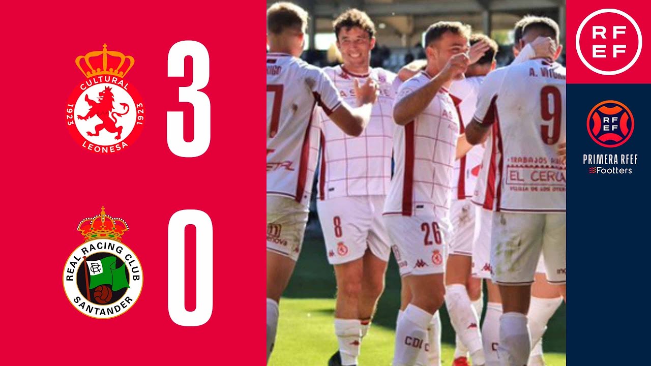 RESUMEN I CyD Leonesa 3-0 Real Racing Club I PrimeraRFEF I Jornada 11 I Grupo 1