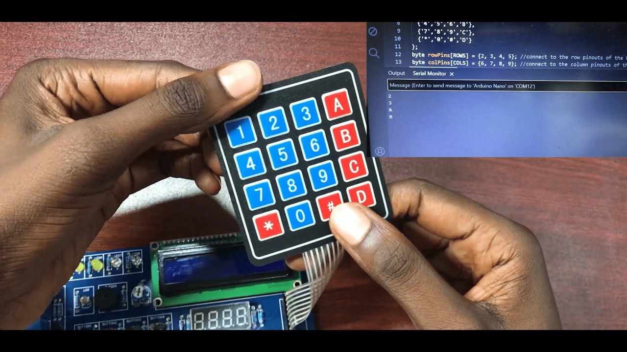 Learn How to Interface a Keypad with Arduino using InnoKit MPK A100 | Nyereka Tech