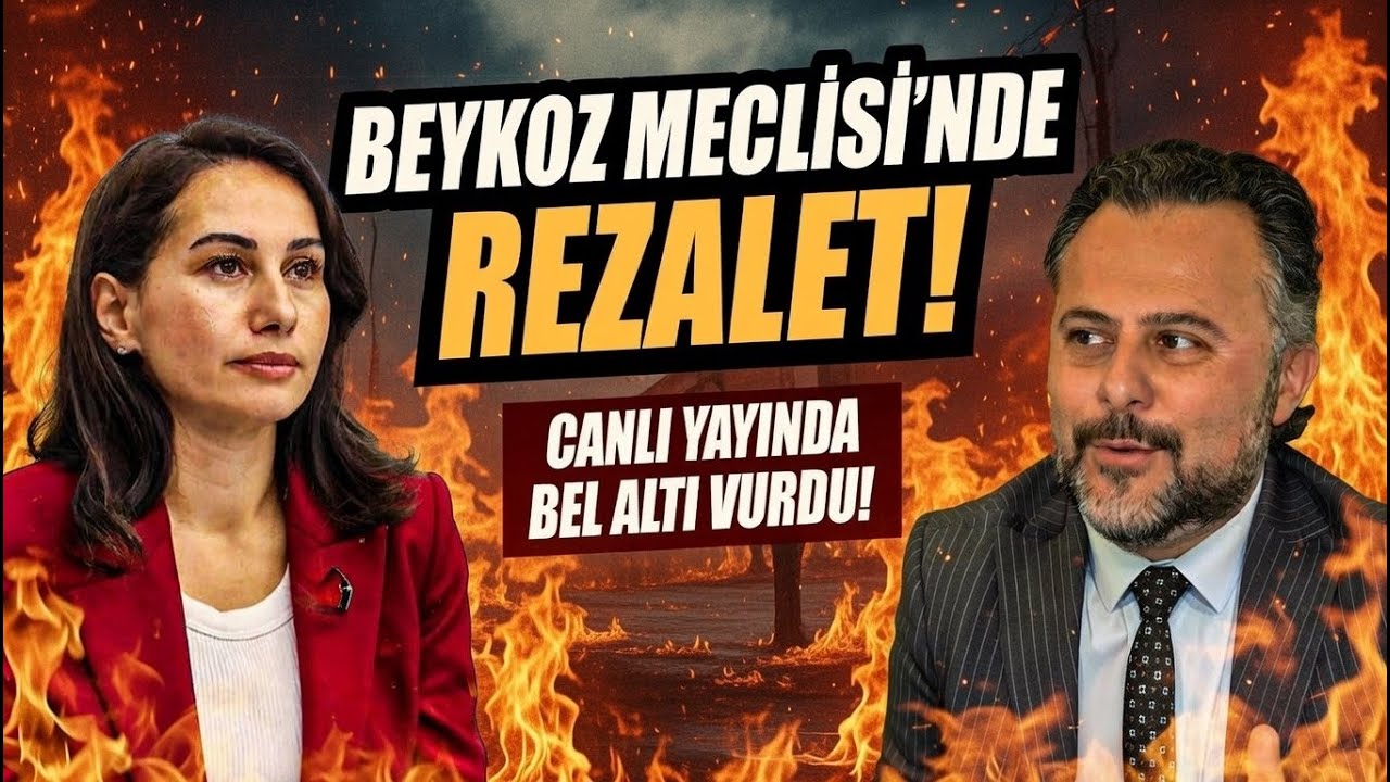 BEYKOZ MECLİSİ'NDE REZALET! CANLI YAYINDA BEL ALTI VURDU