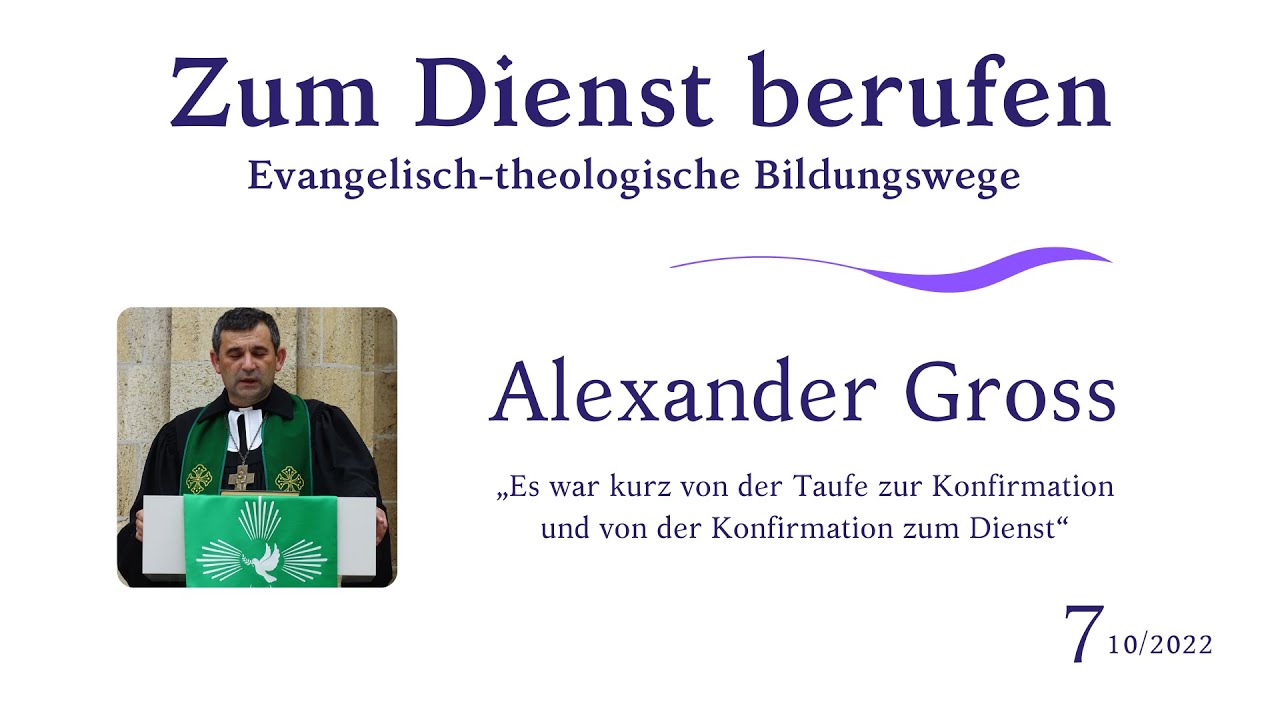 Alexander Gross (Deutschen Evangelisch-Lutherischen Kirche in der Ukraine) - Bildungswege S01E07