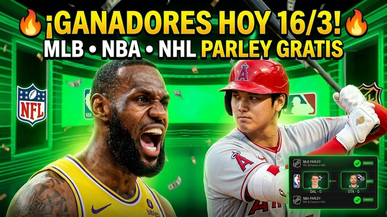 16/3 Pronosticos Deportivos HOY🔥Parley Gratis🔥Picks MLB NBA NHL An&aacute;lisisCompleto VENEZUELA VS ITALIA