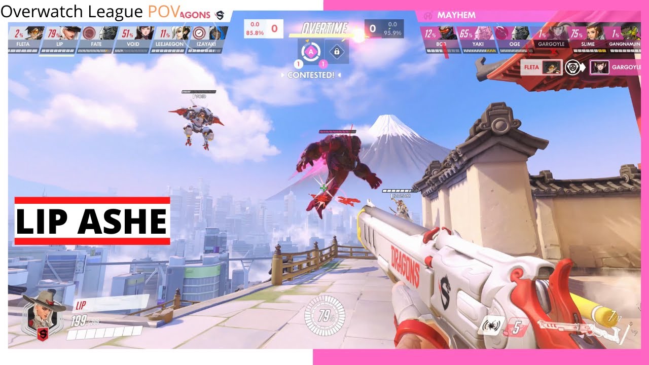 LIP ASHE POV | May Melee Losers Final | Mayhem vs Dragons | OWL Season 2021