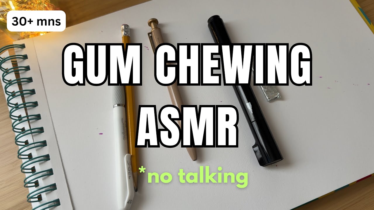 ASMR Gum Chewing 🌟 Intense Mouth Sounds [No Talking]