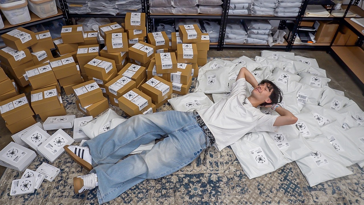 i made $18,601.31 with my clothing brand this month
