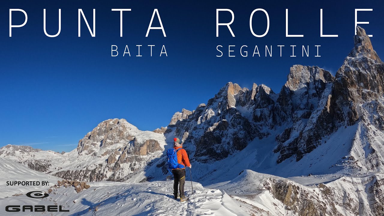 BAITA SEGANTINI e PUNTA ROLLE 2267 | Facile escursione invernale | PALE DI SAN MARTINO | #dolomiti