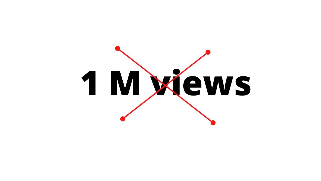 This video will not reach 1 Million views