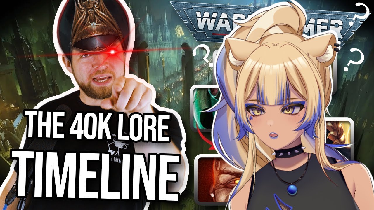 Vtuber's First Warhammer 40k Lore Experience | I'm Scared | Bricky Reaction