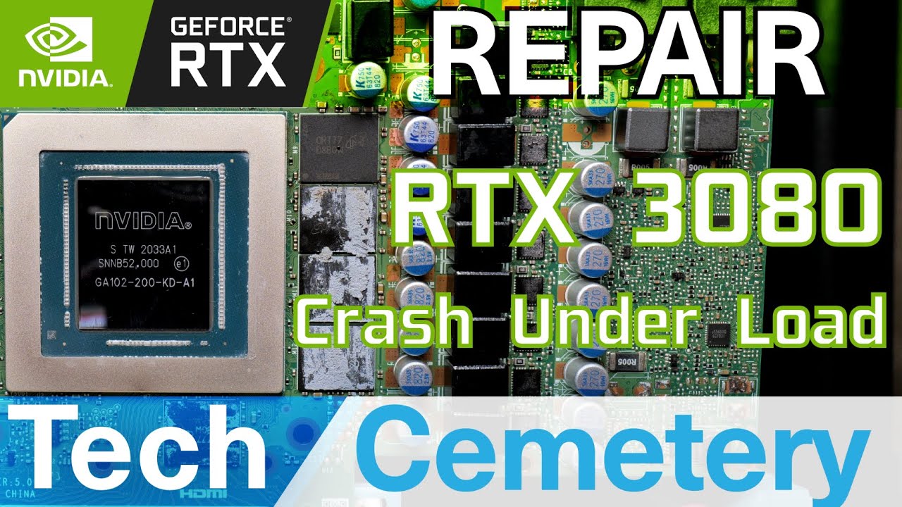 Alienware RTX 3080 Graphics Card Repair - Crash Under Load