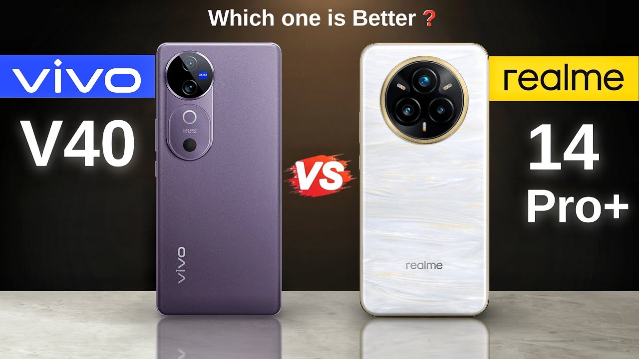Vivo V40 vs Realme 14 Pro Plus : Full Comparison⚡Which One Is Better?