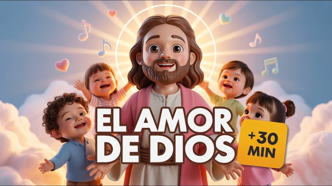 El Amor de Dios es Maravilloso 🙏 Alabanzas Cristianas para Niños | Canciones de Jesús 2026