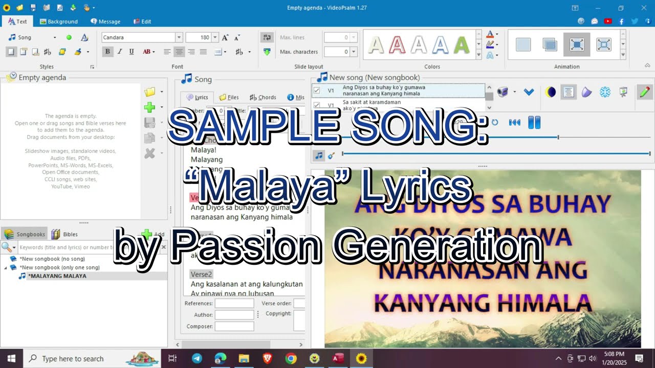 Video Psalms Tutorial
