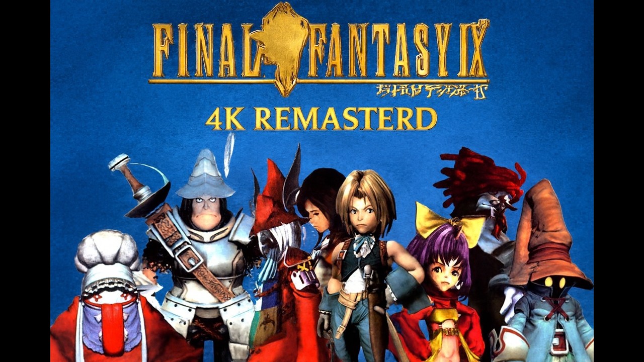FINAL FANTASY IX — 4K Remastered  120fps  Full‑Screen Backgrounds  The Definitive FF9 Experience