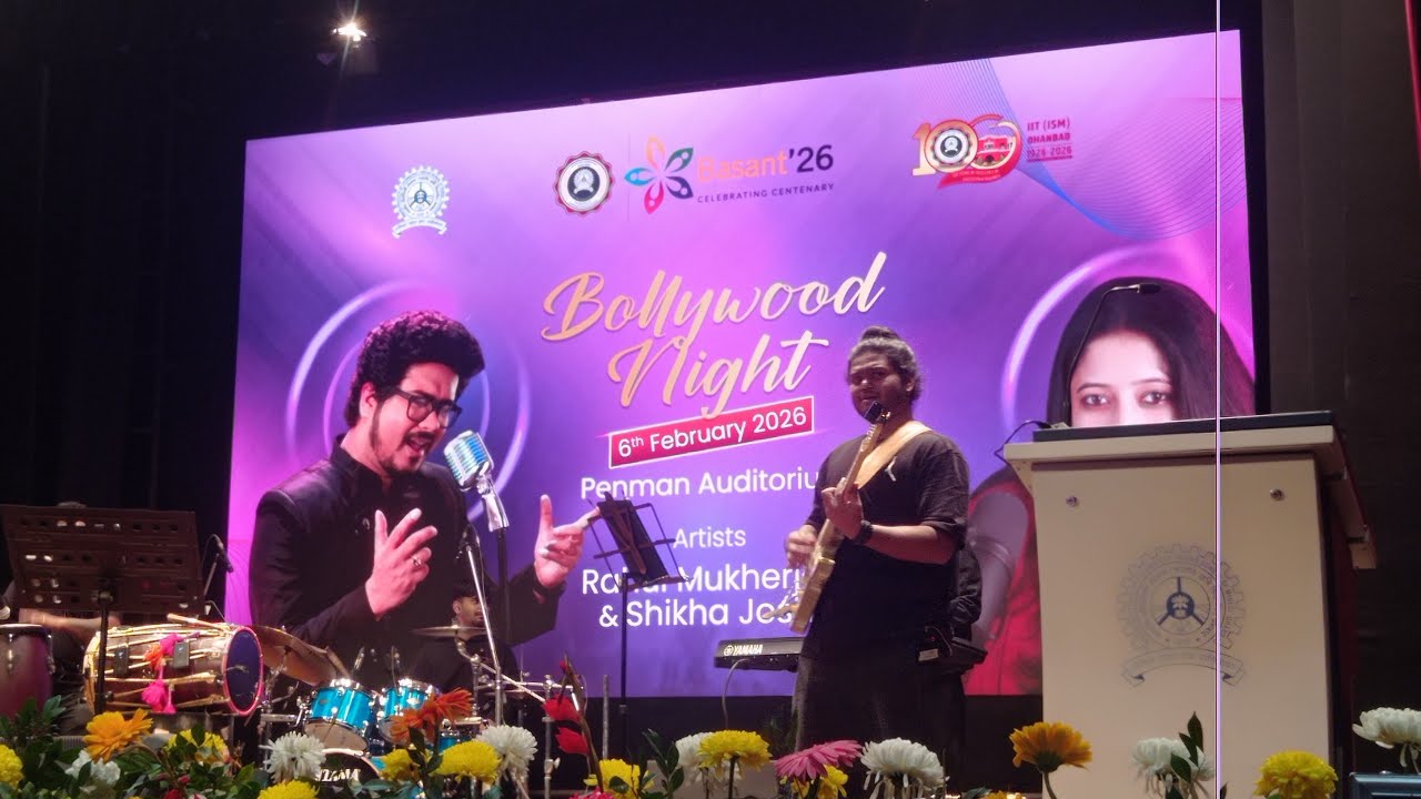 RAHUL MUKHARJEE  & SHIKHA JOSHI LIVE IIT ISM DHANBAD BASANT 2026